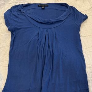 Banana Republic dark blue short sleeve shirt XS
